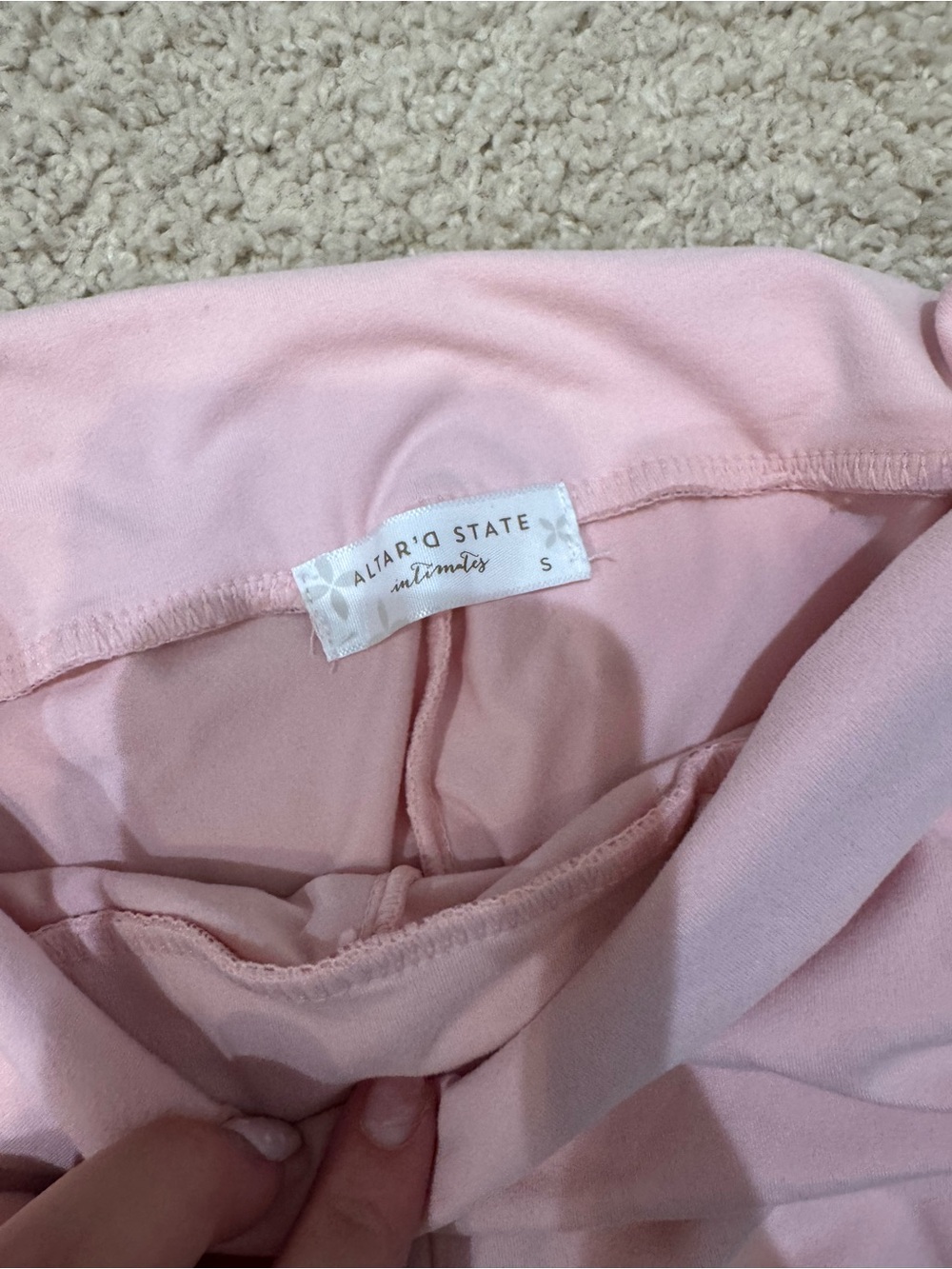 Altar'd State Blush Pink Intimates Sleep Top